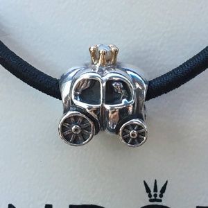 Authentic Royal Carriage Pandora charm with Pearl